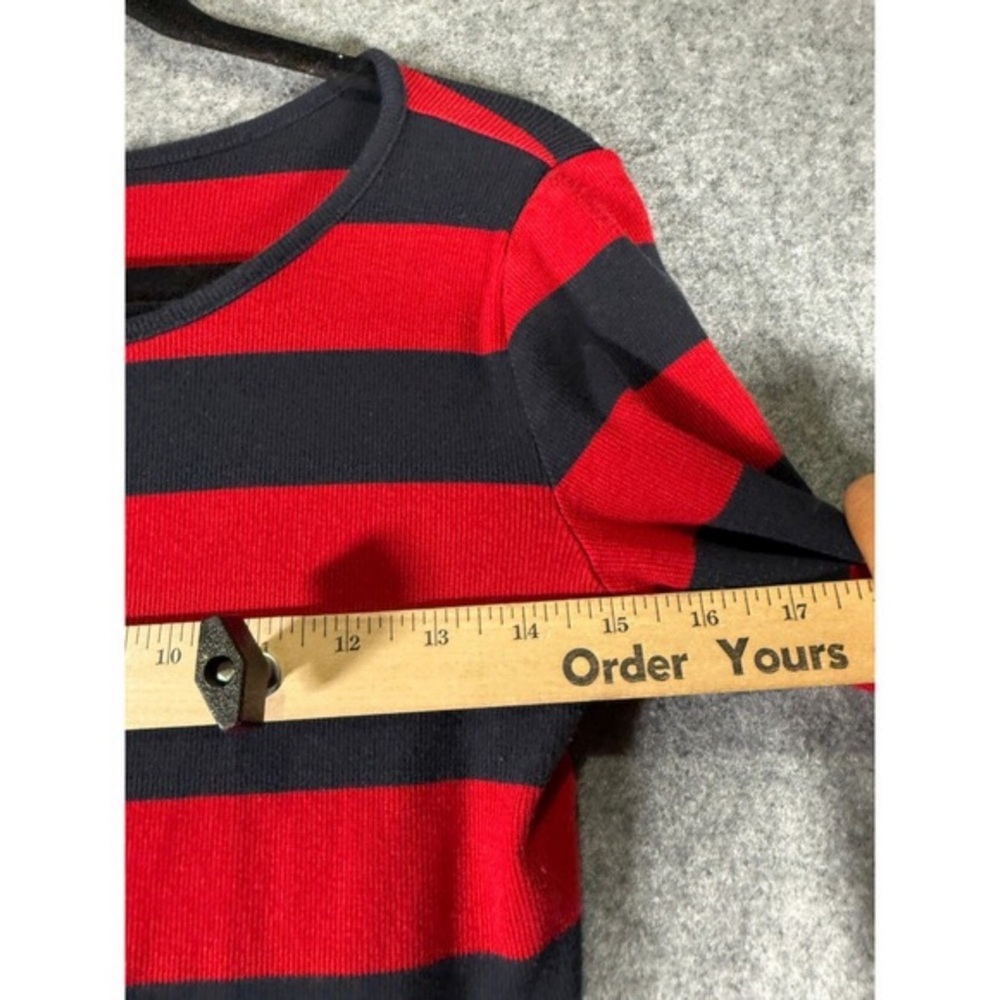 Red and Black Striped Dress - Picture 6 of 7